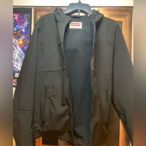 Levis light weight, all black jacket. Size small